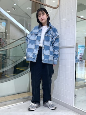 高平舞菜さん（レディース・159cm）の春コーディネート