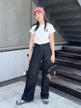 高平舞菜さん（レディース・159cm）の夏コーディネート