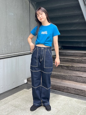 高平舞菜さん（レディース・159cm）の夏コーディネート