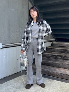 高平舞菜さん（レディース・159cm）の夏コーディネート