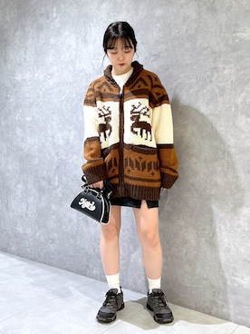 高平舞菜さん（レディース・159cm）の秋コーディネート