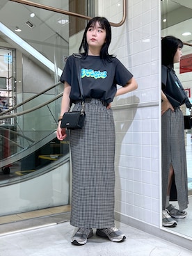 高平舞菜さん（レディース・159cm）の夏コーディネート