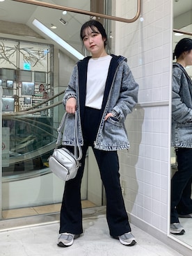 高平舞菜さん（レディース・159cm）の冬コーディネート