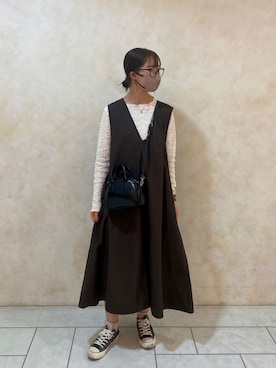 陽 香さん（レディース・163cm）の秋コーディネート