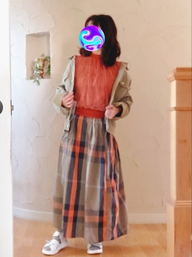 「ごきげんウィーク」｜「アイテム（その他トップス）」を使った、Rei🌹な～なさん（レディース・154cm）の春コーディネート