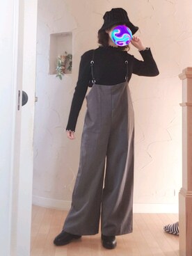 「Heather（ヘザー）のインヒールワークブーツ　894854（ブーツ）」を使った、Rei🌹な～なさん（レディース・154cm）の秋コーディネート