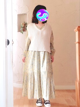 Rei🌹な~なさん(レディース・154cm)の春コーディネート