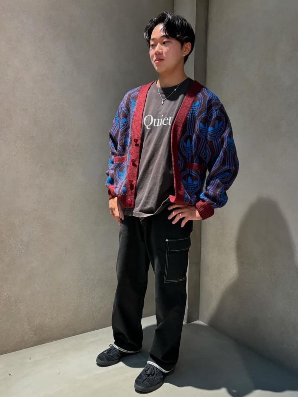 アディダス オリジナルス 70s トレフォイルカーディガン / KNIT