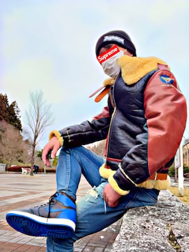 「シュシュ」｜「アイテム（ジャケット/アウター）」を使った、怠惰ですけれども®︎さん（メンズ・170cm）の冬コーディネート
