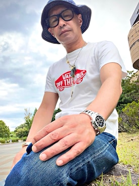 「VANS（バンズ）のアイテム」を使った、怠惰ですけれども®︎さん（メンズ・170cm）の夏コーディネート