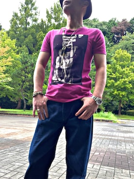 「HYSTERIC GLAMOUR（ヒステリックグラマー）のアイテム」を使った、怠惰ですけれども®︎さん（メンズ・170cm）の秋コーディネート