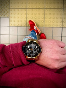 「hublotbigbang」｜怠惰ですけれども®︎さん（メンズ・170cm）の秋コーディネート