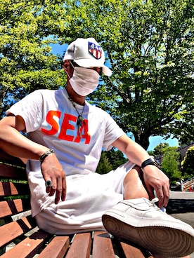 「YOSHINORI KOTAKE DESIGN（ヨシノリコタケデザイン）のアイテム」を使った、怠惰ですけれども®︎さん（メンズ・170cm）の夏コーディネート