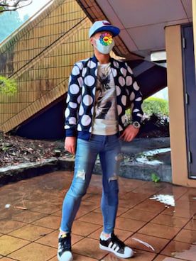 ジャージを使った ニューエラ のメンズ人気ファッションコーディネート Wear