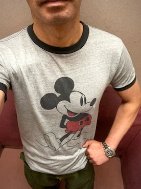 「ミッキー」｜怠惰ですけれども®︎さん（メンズ・170cm）の夏コーディネート