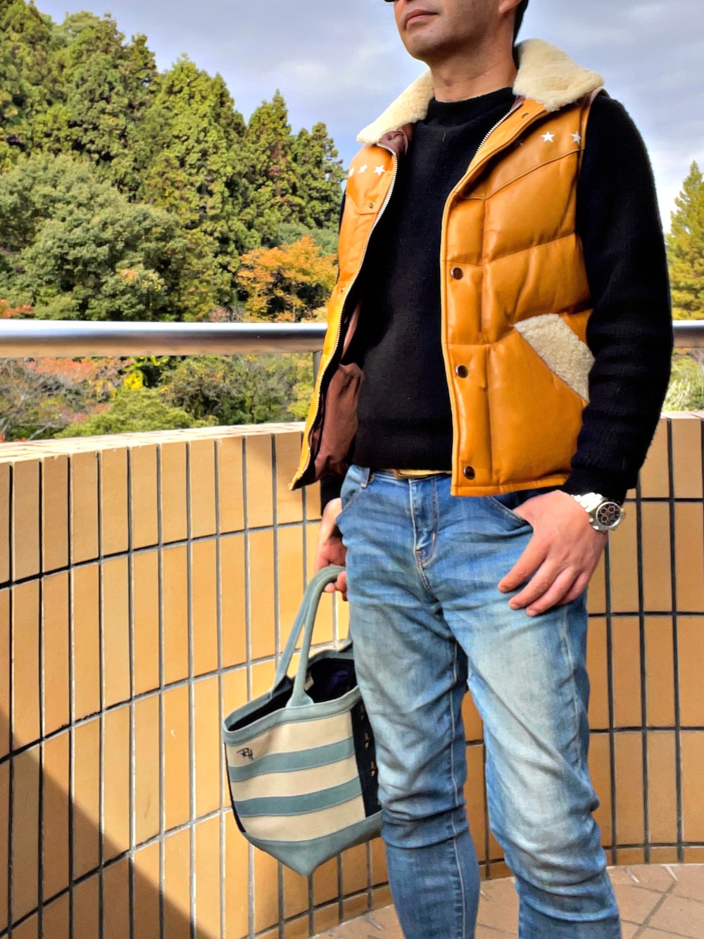 MARBLESのダウンベストを使った人気ファッションコーディネート - WEAR