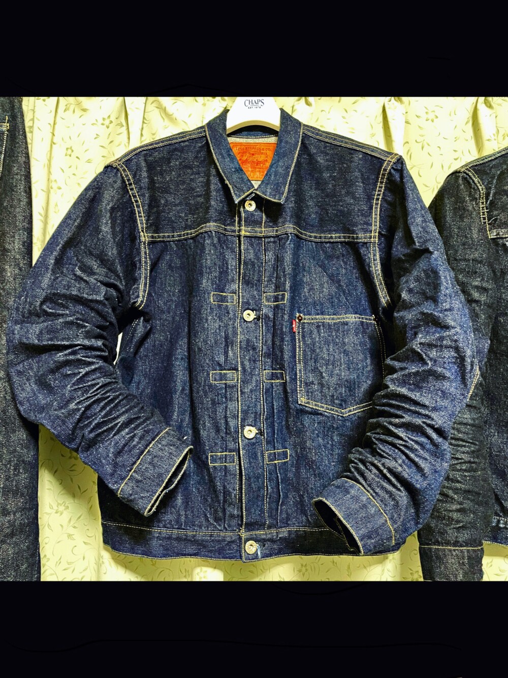 c-boy style 5点セット　AA13 levi'sコーデ デニム　古着 久しぶりにこのデニムセットアップコーデです！ . 急に穿きたく
