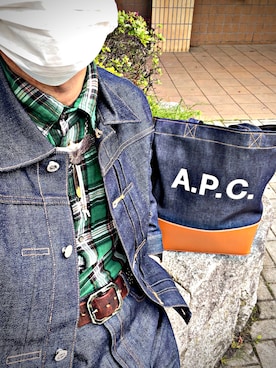 怠惰ですけれども®︎さんの（A.P.C. | アーペーセー）を使ったコーディネート