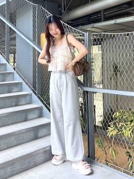 nae🍒さん（レディース・168cm）の夏コーディネート