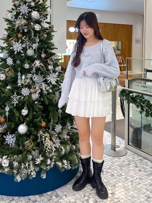 Heather ルミネ北千住nae🍒?さんのTシャツ/カットソー「カップ付きバレエネックTEE 144321(Heather|ヘザー)」を使ったコーディネート