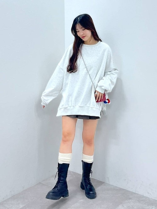 さとまる様 セール】WEB限定 スーパーBIGシルエット裏毛スウェット 290251