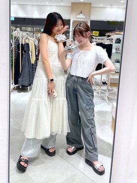 nae🍒さん(レディース・168cm)の夏コーディネート