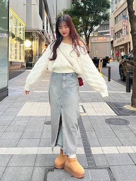 nae🍒さん(レディース・168cm)の秋コーディネート