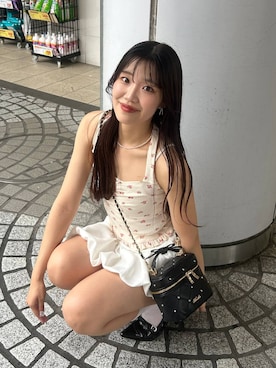 nae🍒さん（レディース・168cm）の夏コーディネート