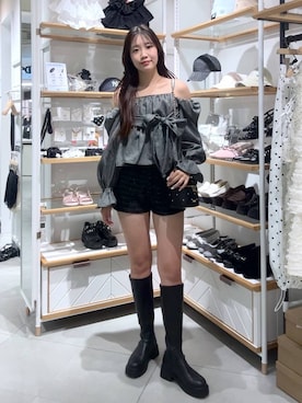 nae🍒さん（レディース・168cm）の夏コーディネート
