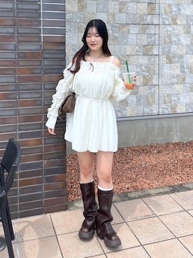 「アイテム（アンダーウェア）」を使った、nae🍒さん（レディース・168cm）の夏コーディネート