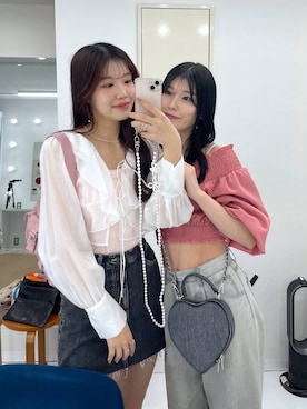 nae🍒さん（レディース・168cm）の春コーディネート