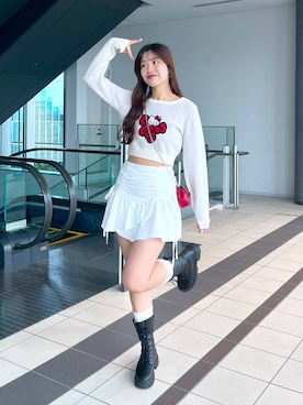 nae🍒さん（レディース・168cm）の秋コーディネート