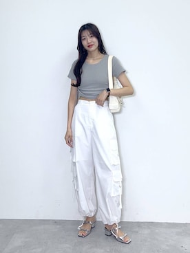 nae🍒さん（レディース・168cm）の春コーディネート