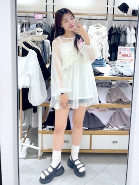 nae🍒さん（レディース・168cm）の春コーディネート