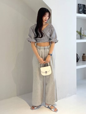 nae🍒さん（レディース・168cm）の春コーディネート