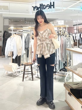 「Heather」｜nae🍒さん（レディース・168cm）の春コーディネート