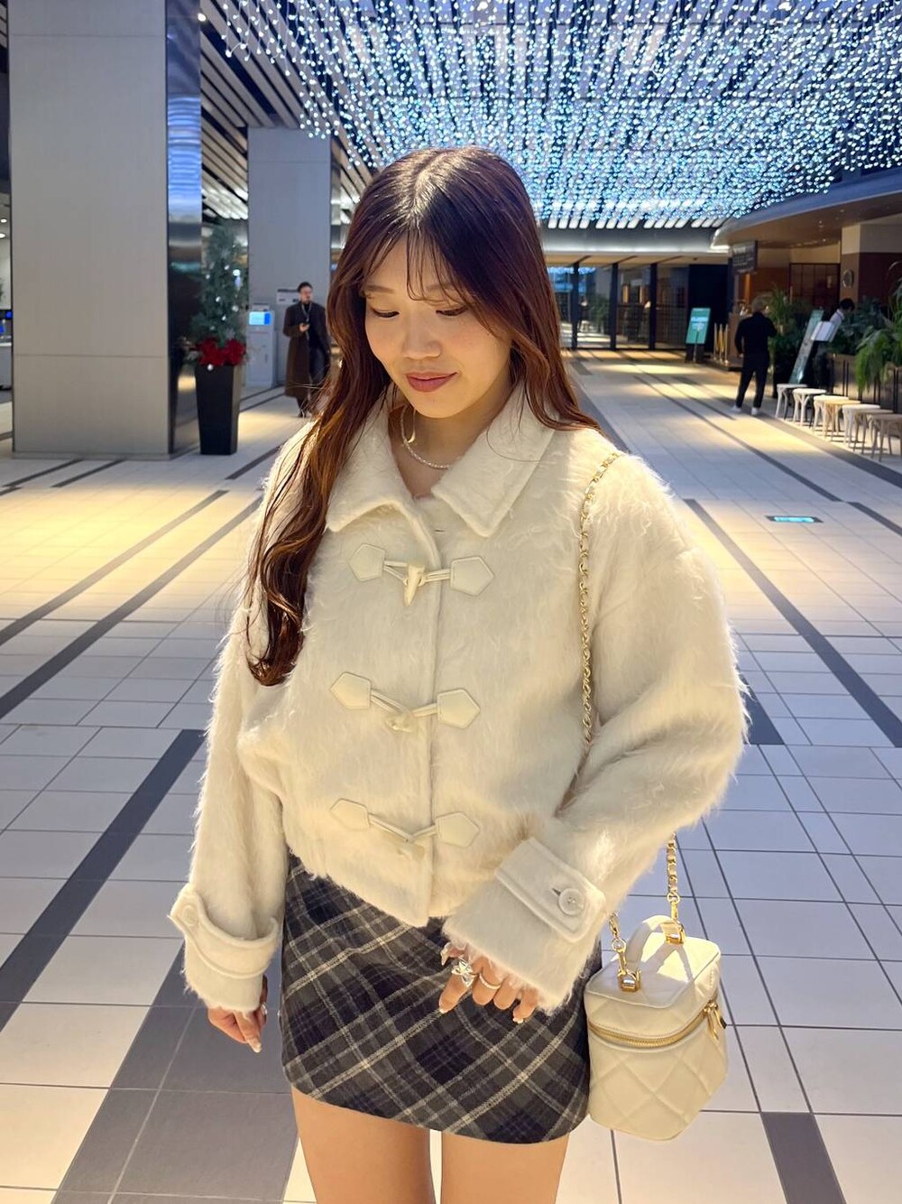 Heather（ヘザー）の「ショートシャギーダッフルブルゾン 234269
