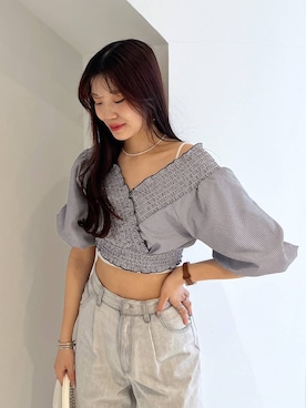 nae🍒さん（レディース・168cm）の春コーディネート