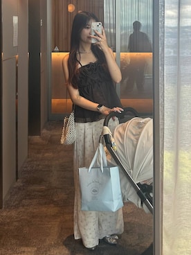 「Heather（ヘザー）のアイテム」を使った、nae🍒さん（レディース・168cm）の夏コーディネート