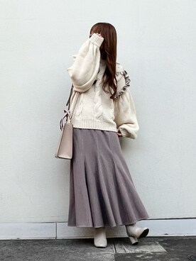 「PINKINIKO」｜syrupさん（レディース・162cm）の秋コーディネート