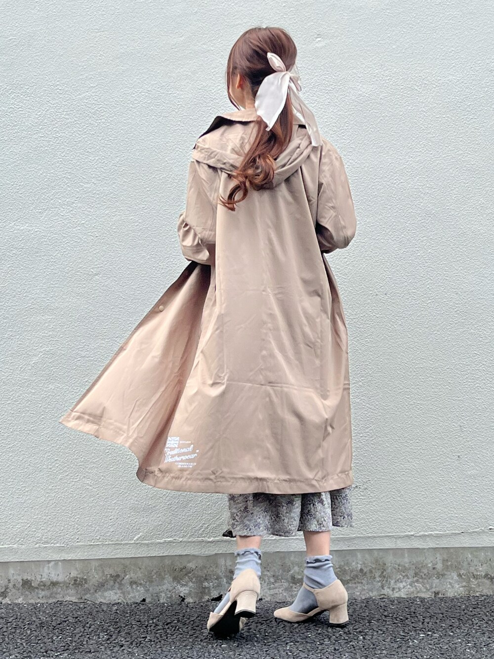 TraditionalWeatherwearポンチョ　レインコートS/Mベージュ セール 30%OFF】【Traditional Weatherwear/トラディショナル