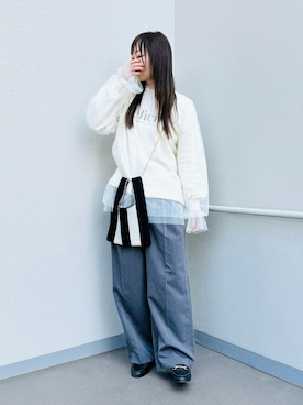「NICAL（ニカル）のアイテム」を使った、syrupさん（レディース・162cm）の春コーディネート