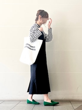 「Traditional Weatherwear」｜「アイテム（PC・スマホグッズ/家電）」を使った、syrupさん（レディース・162cm）の春コーディネート