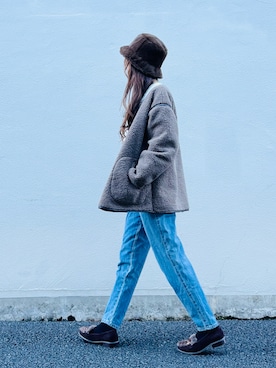 「URBAN RESEARCH Sonny Label（アーバンリサーチサニーレーベル）のアイテム（その他アウター）」を使った、syrupさん（レディース・162cm）の冬コーディネート