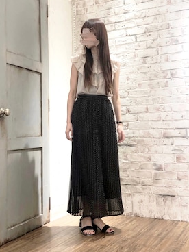 「オリエンタルトラフィック」｜「アイテム（PC・スマホグッズ/家電）」を使った、syrupさん（レディース・162cm）の夏コーディネート