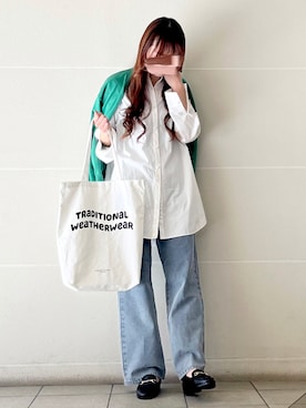 「Traditional Weatherwear」｜「アイテム（PC・スマホグッズ/家電）」を使った、syrupさん（レディース・162cm）の春コーディネート