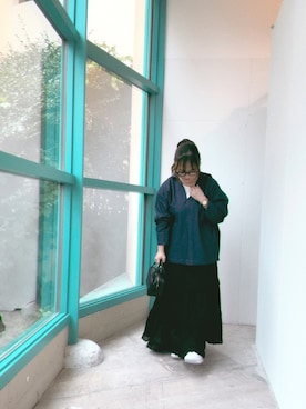 「アイテム（ボストンバッグ）」を使った、onoさん（レディース・150cm）の秋コーディネート