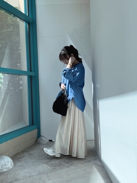 「アイテム（スカート）」を使った、onoさん（レディース・150cm）の夏コーディネート