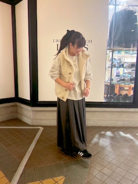 「GYMPHLEX（ジムフレックス）のアイテム（ジャケット/アウター）」を使った、onoさん（レディース・150cm）の秋コーディネート