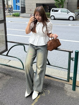 「アイテム（シャツ/ブラウス）」を使った、may81oさん（レディース・153cm）の夏コーディネート